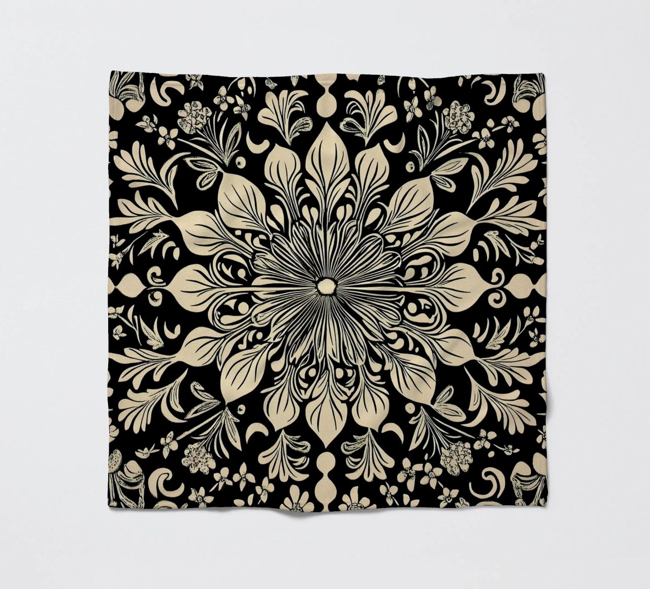 William Morris "The Circle of Creation: Mandalas Unleashed" manta de franela de Nikis Art Studio