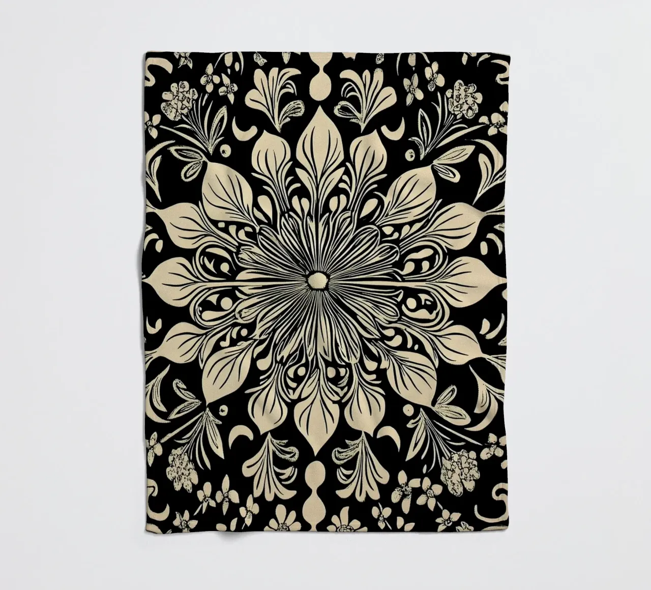 William Morris "The Circle of Creation: Mandalas Unleashed" coperta in pile da Nikis Art Studio