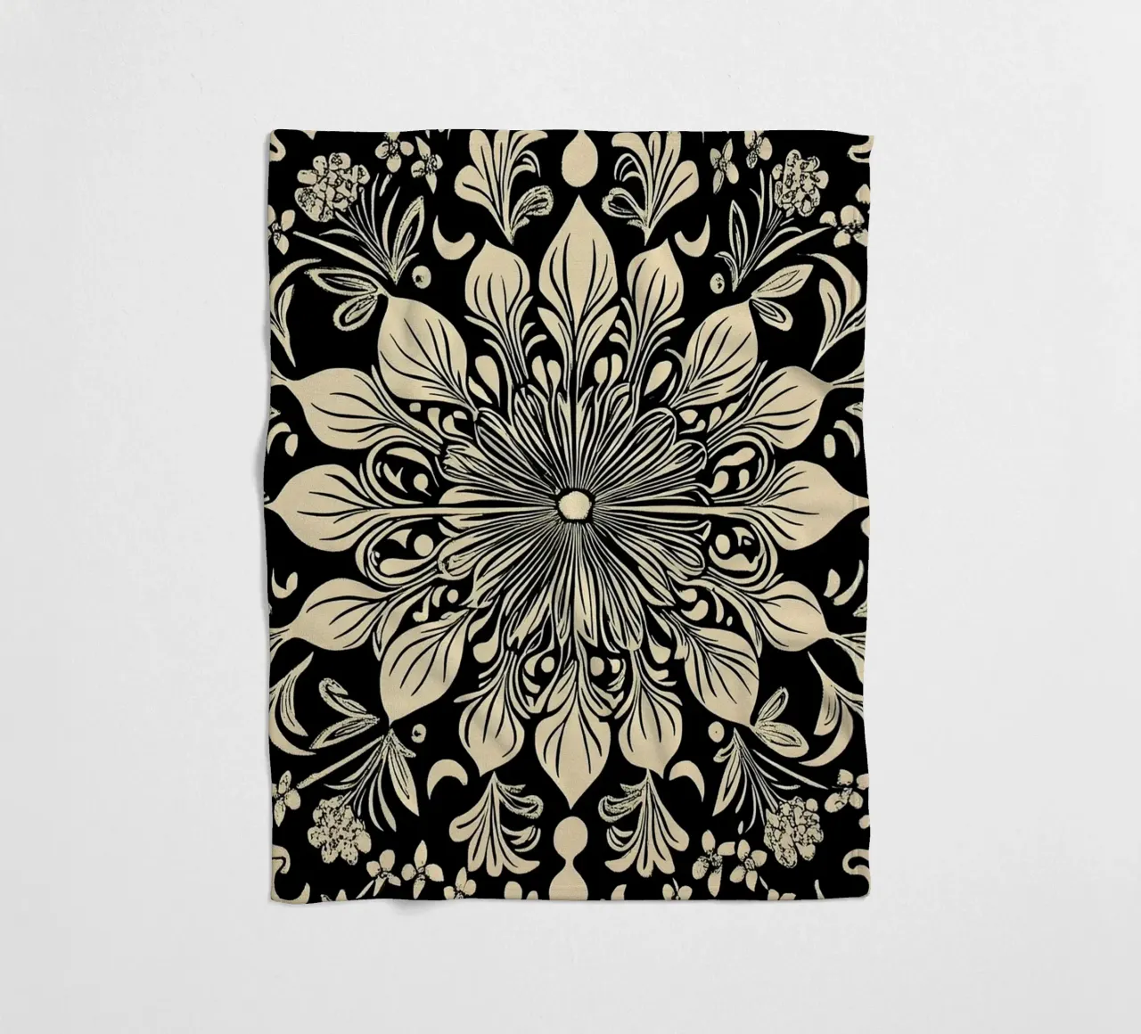 William Morris "The Circle of Creation: Mandalas Unleashed" coperta in pile da Nikis Art Studio