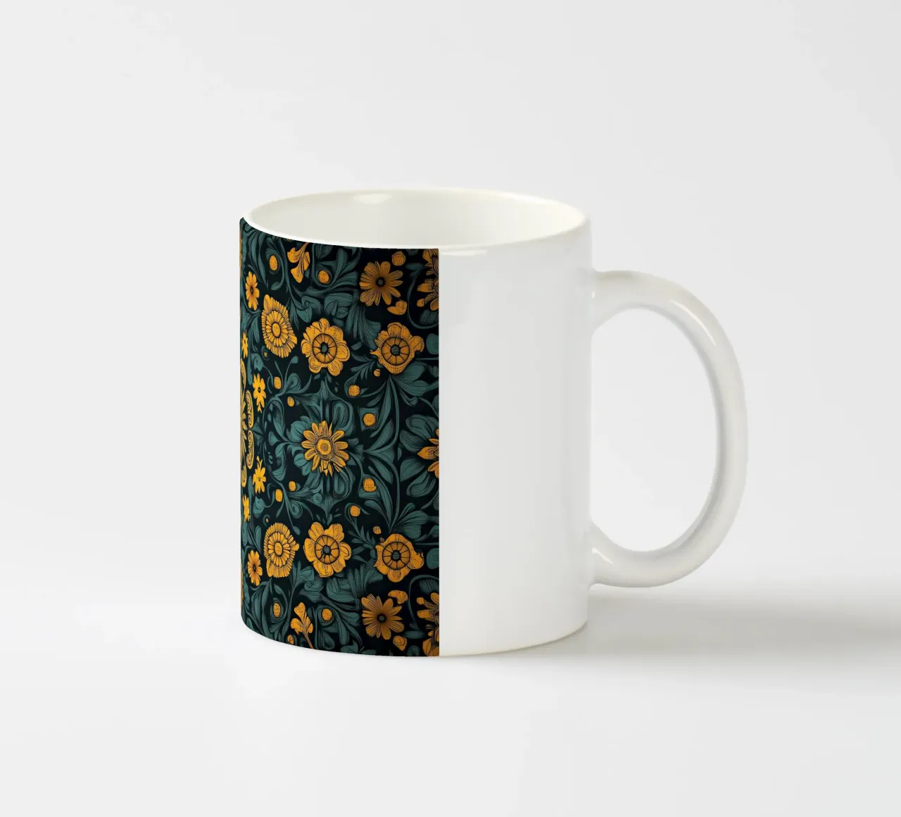 William Morris tazza in ceramica da Nikis Art Studio