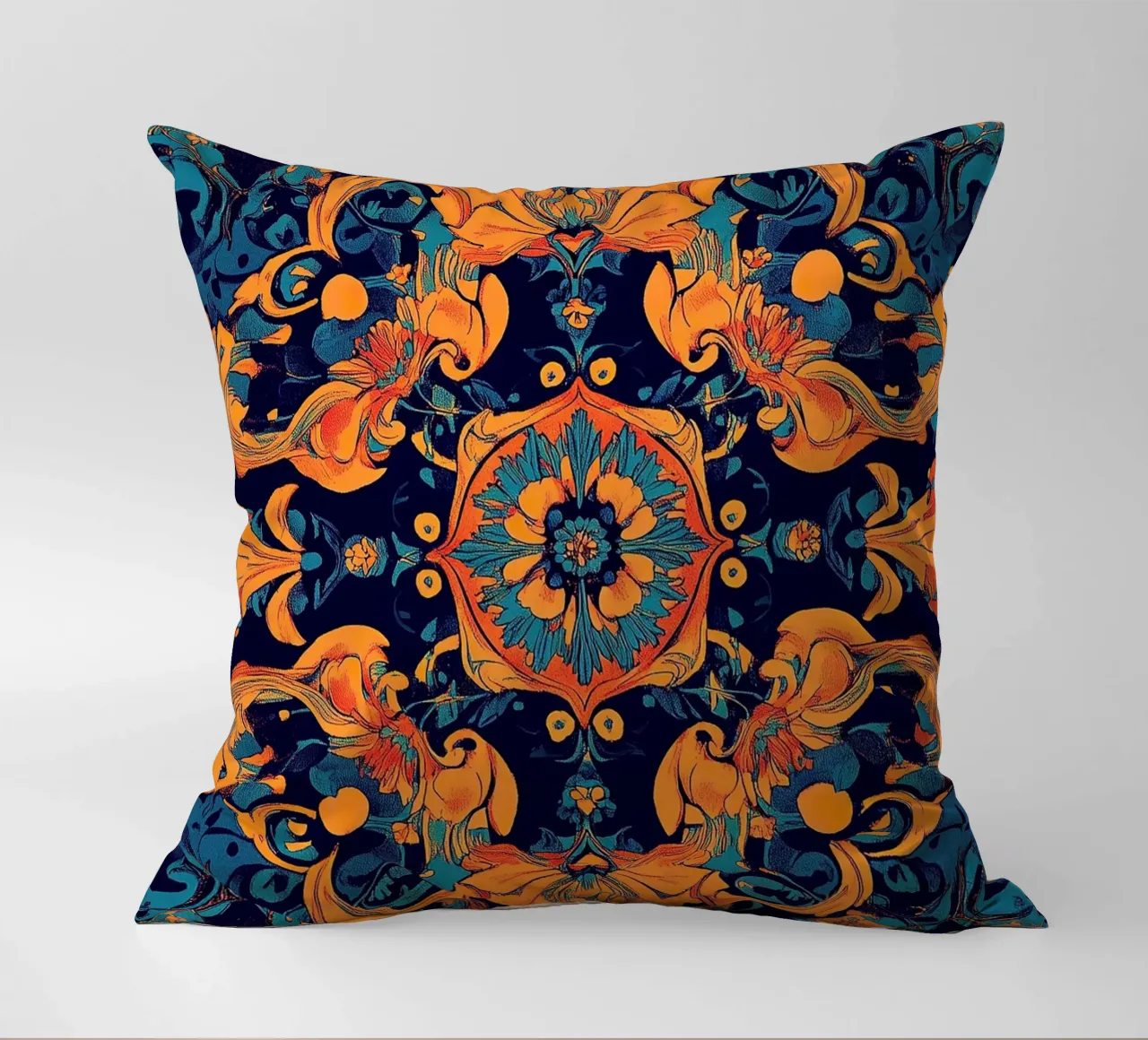 William Morris "Nature’s Embrace: The Essence of Morris" cuscino da Nikis Art Studio