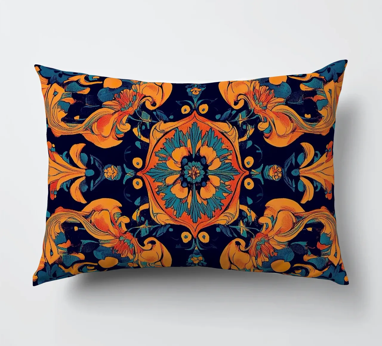 William Morris "Nature’s Embrace: The Essence of Morris" cuscino da Nikis Art Studio