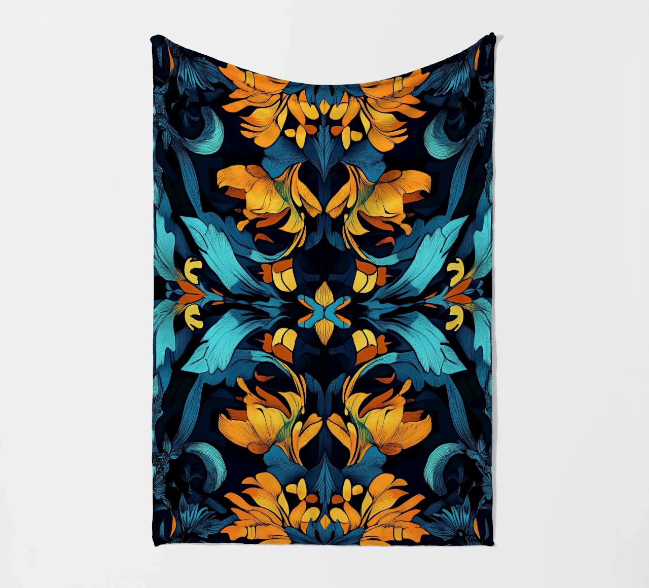 William Morris "Timeless Elegance: Patterns of William Morri coperta in pile da Nikis Art Studio