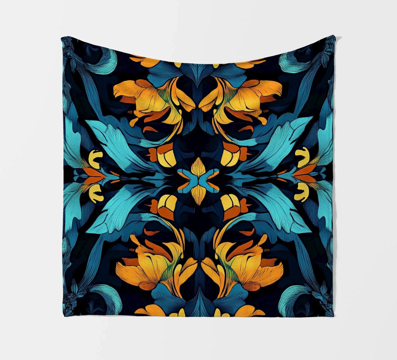 William Morris "Timeless Elegance: Patterns of William Morri coperta in pile da Nikis Art Studio