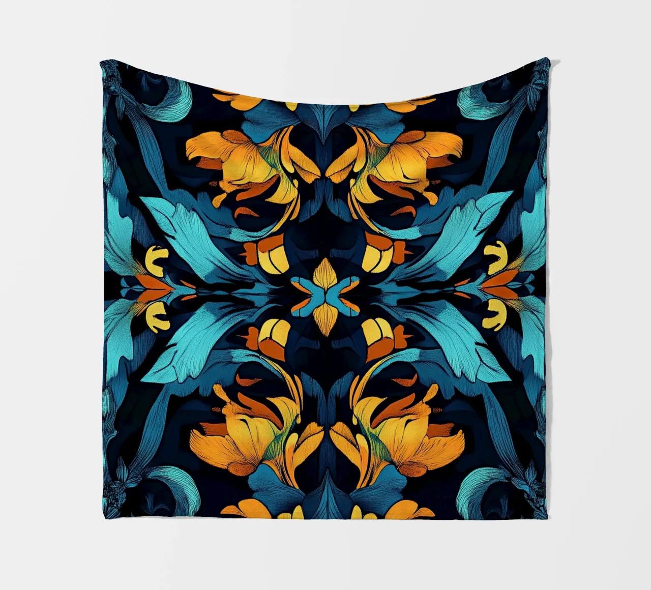 William Morris "Timeless Elegance: Patterns of William Morri coperta in pile da Nikis Art Studio