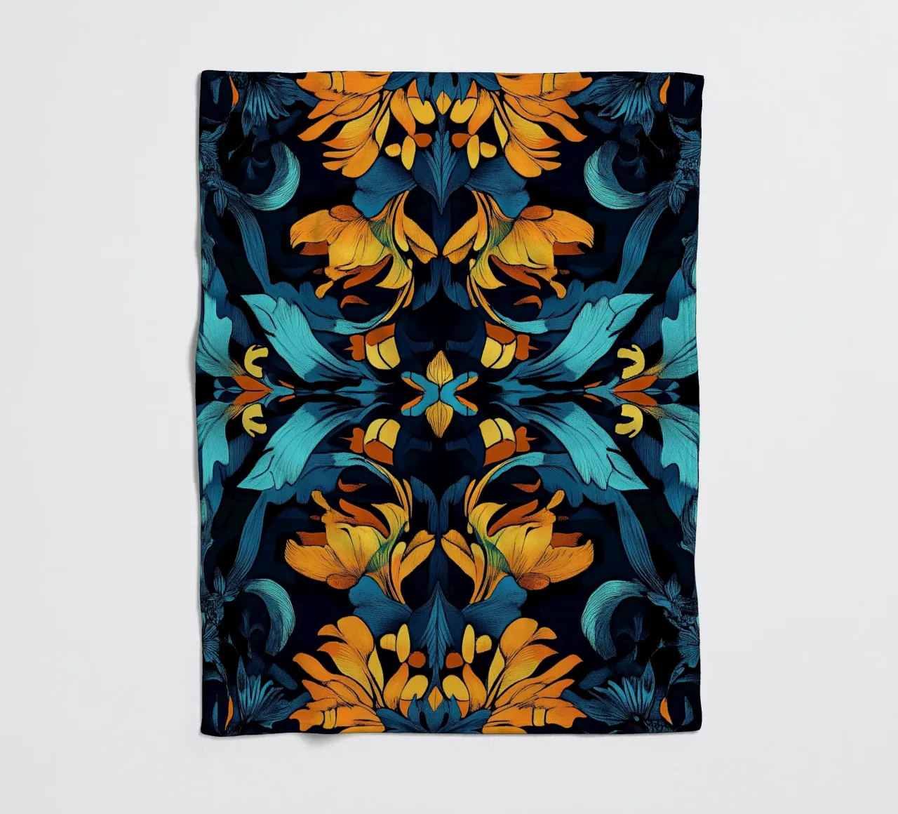 William Morris "Timeless Elegance: Patterns of William Morri coperta in pile da Nikis Art Studio