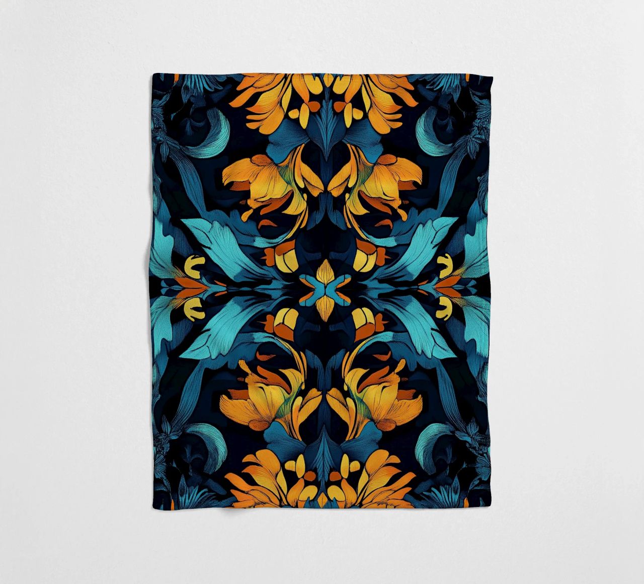 William Morris "Timeless Elegance: Patterns of William Morri coperta in pile da Nikis Art Studio