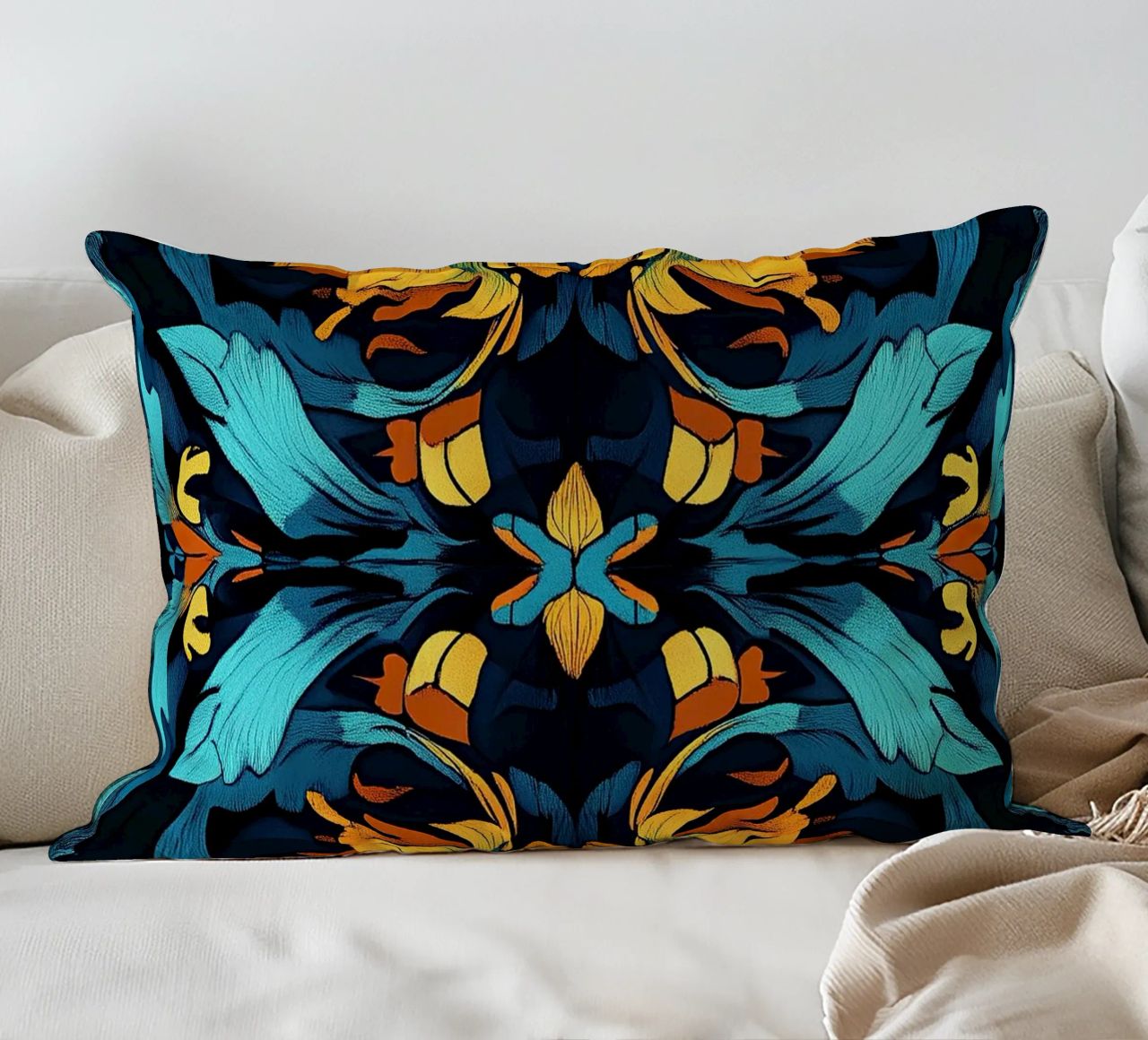 William Morris "Timeless Elegance: Patterns of William Morri cuscino da Nikis Art Studio