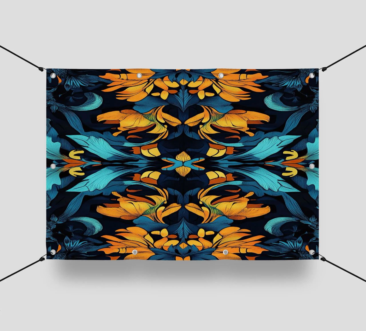 William Morris "Timeless Elegance: Patterns of William Morri bâche pvc de Nikis Art Studio