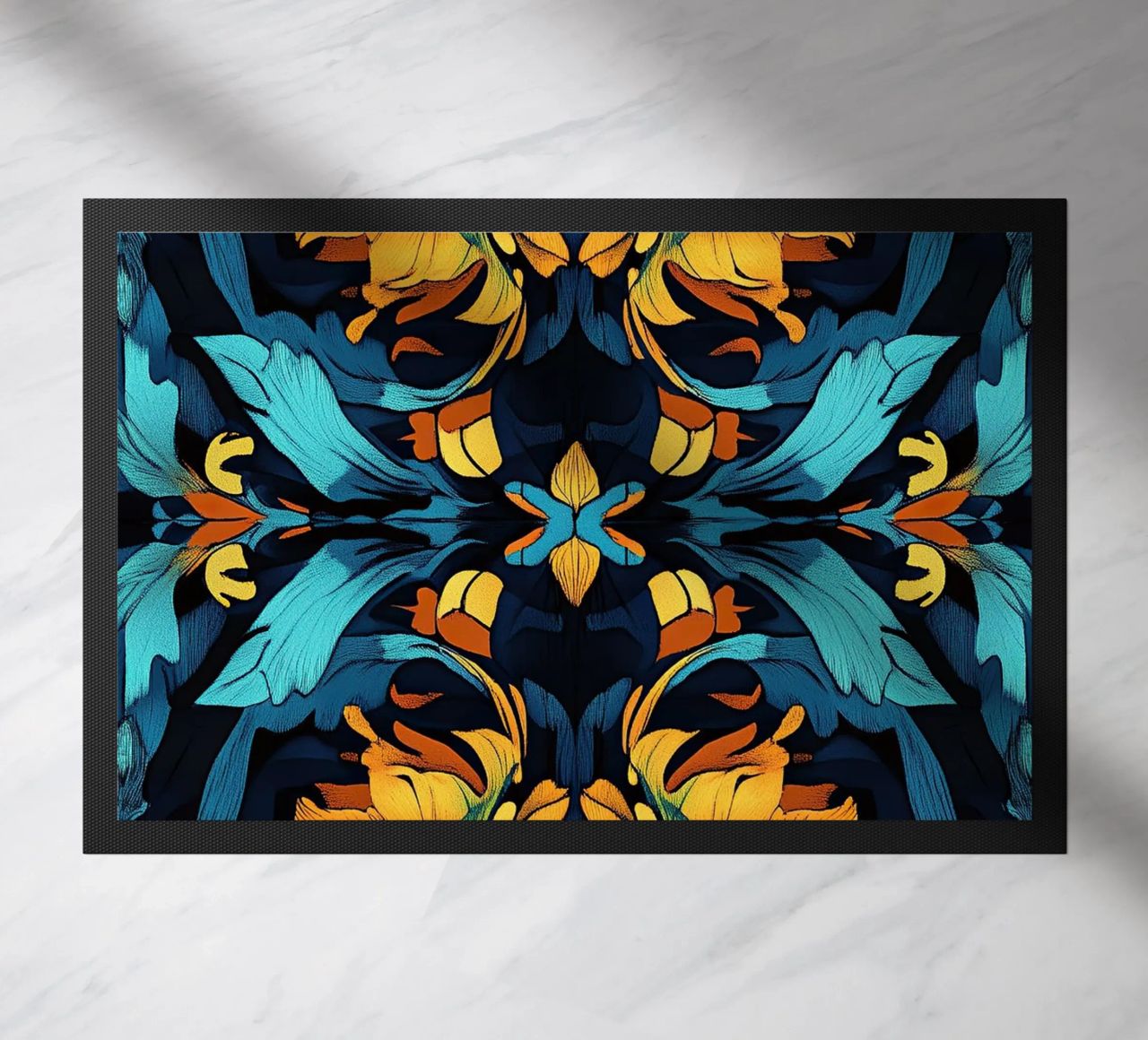 William Morris "Timeless Elegance: Patterns of William Morri felpudo de Nikis Art Studio