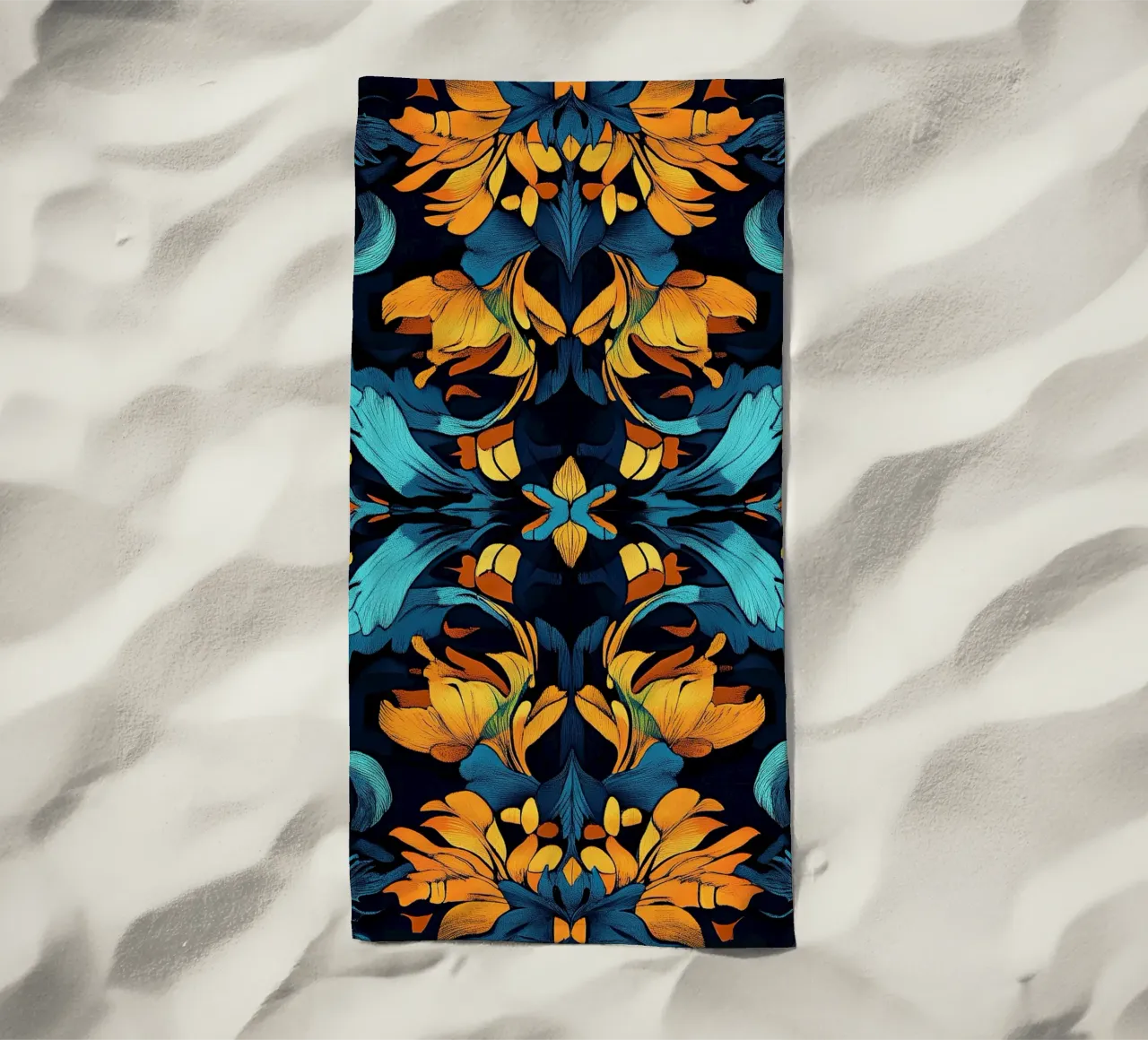 William Morris "Timeless Elegance: Patterns of William Morri telo mare da Nikis Art Studio