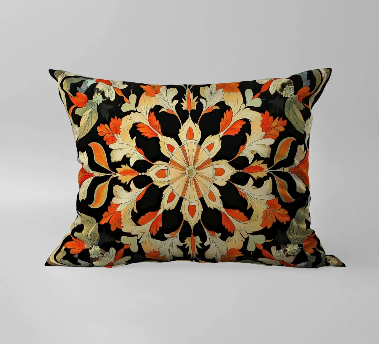 William Morris "Floral Harmonies: The Art of Morris Patterns cuscino da Nikis Art Studio