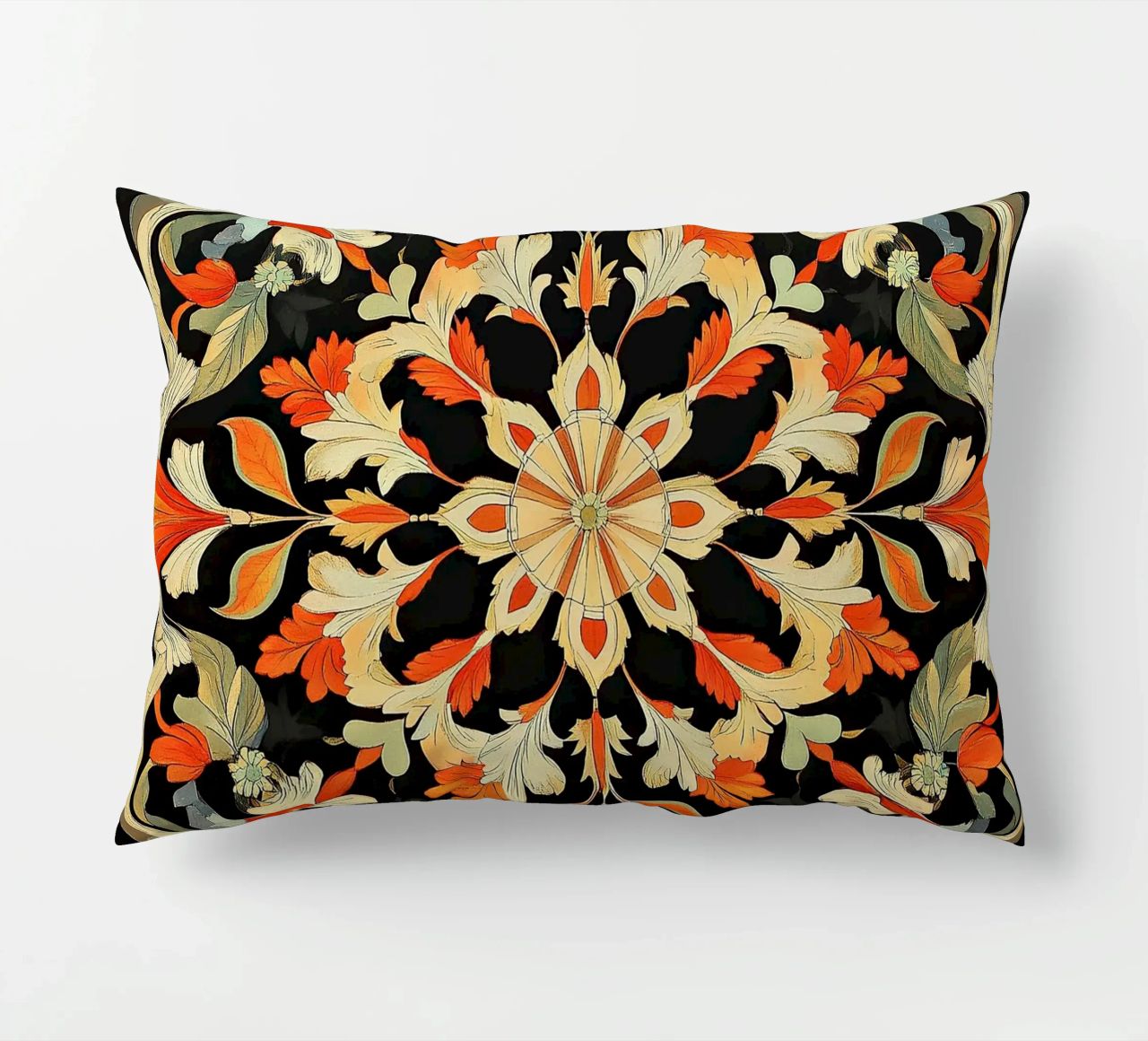 William Morris "Floral Harmonies: The Art of Morris Patterns cuscino da Nikis Art Studio