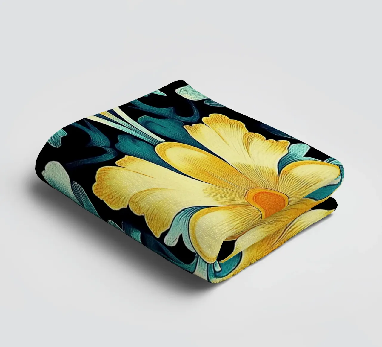 William Morris "Garden of Inspirations: Morris’s Artistry" Handtuch von Nikis Art Studio