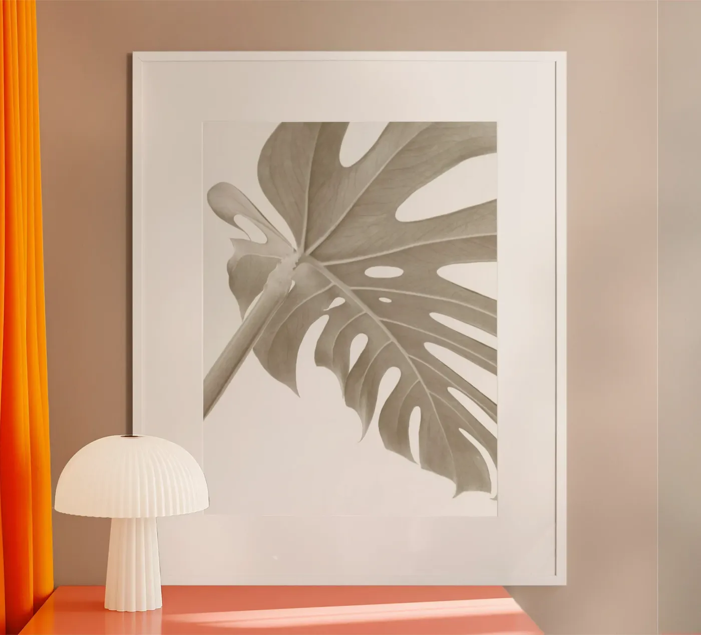 Raw Monstera Poster von Moon  Bloom