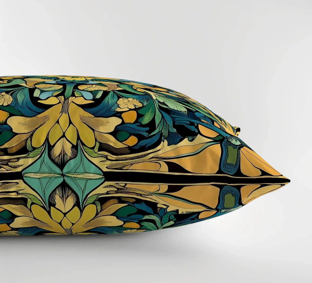 William Morris "Elegance in Detail: A Tribute to Morris" cuscino da Nikis Art Studio
