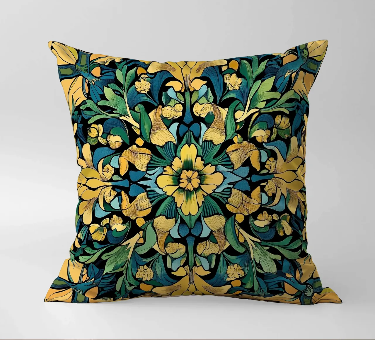 William Morris "Elegance in Detail: A Tribute to Morris" cuscino da Nikis Art Studio