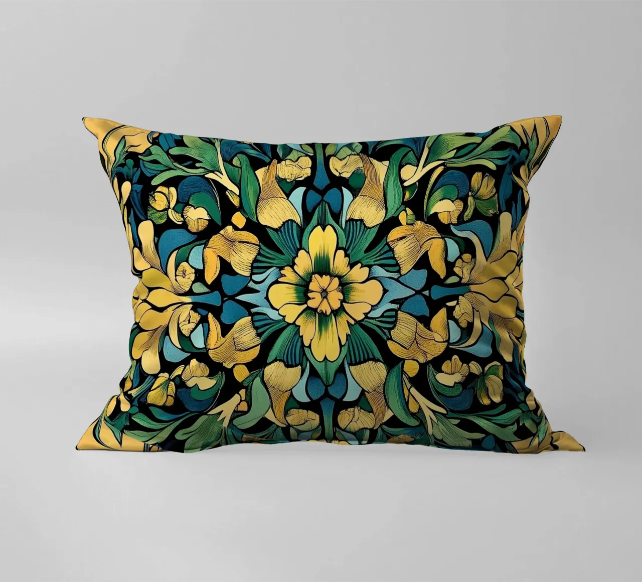 William Morris "Elegance in Detail: A Tribute to Morris" cuscino da Nikis Art Studio