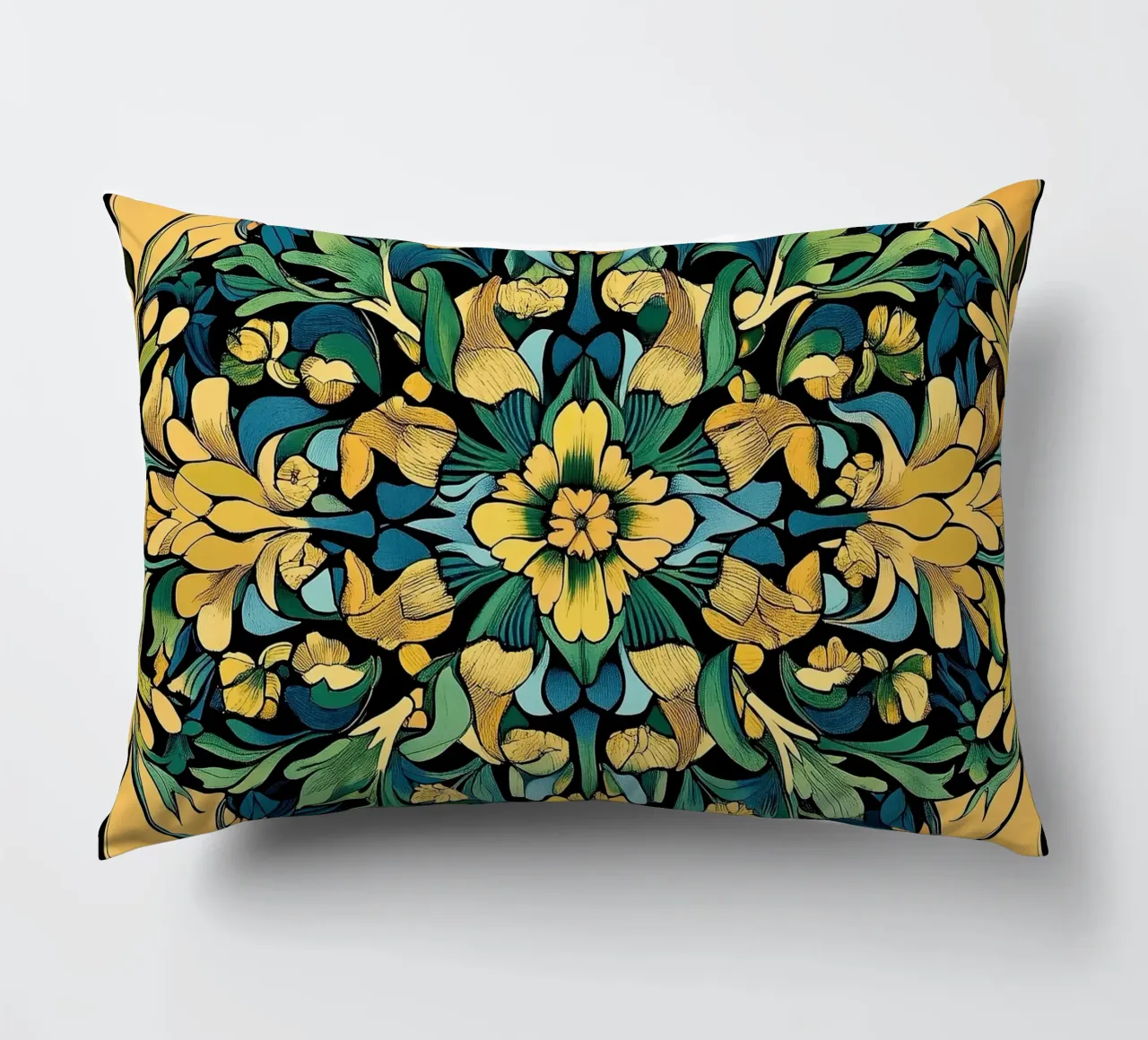 William Morris "Elegance in Detail: A Tribute to Morris" cuscino da Nikis Art Studio