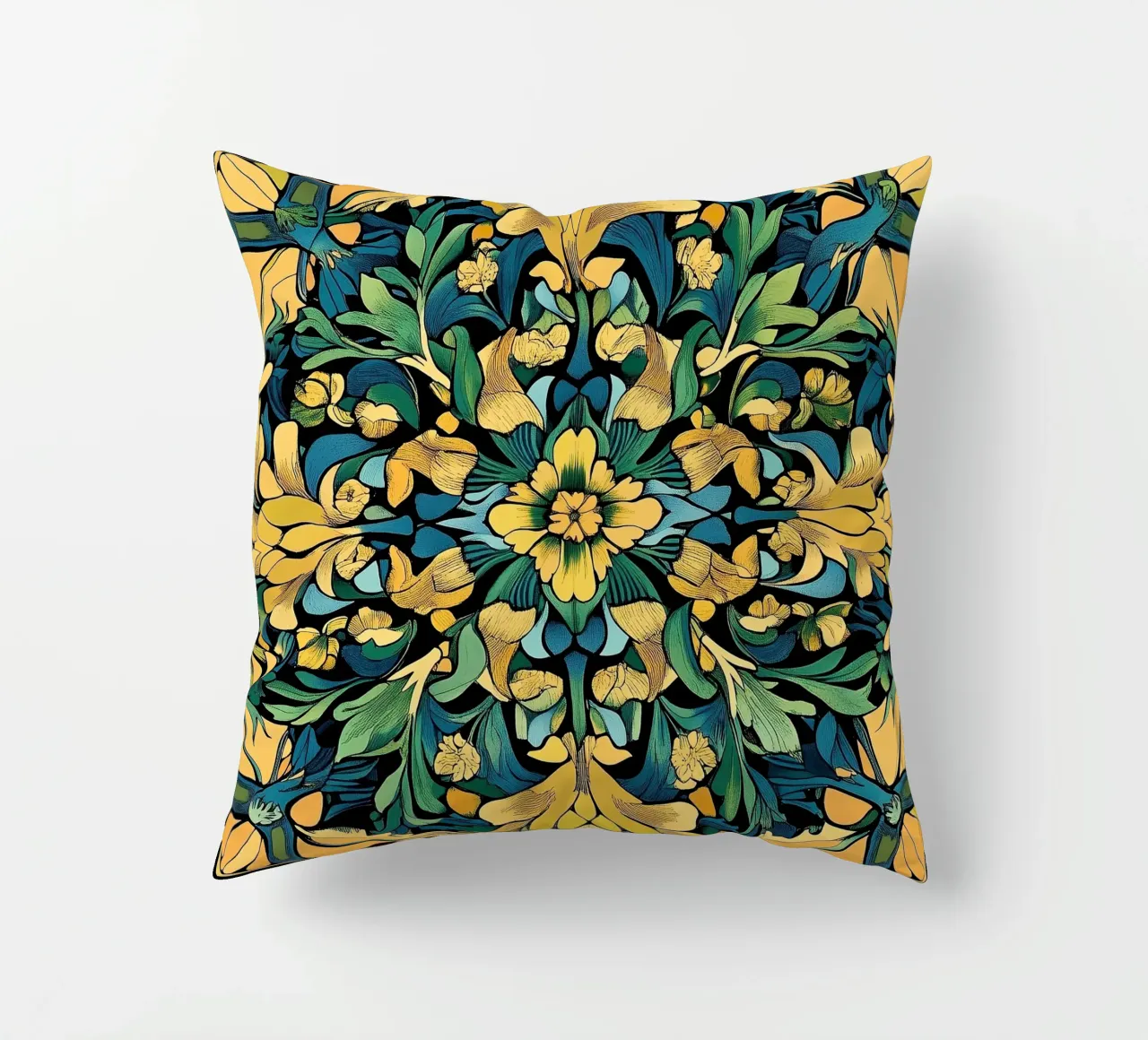 William Morris "Elegance in Detail: A Tribute to Morris" cuscino da Nikis Art Studio