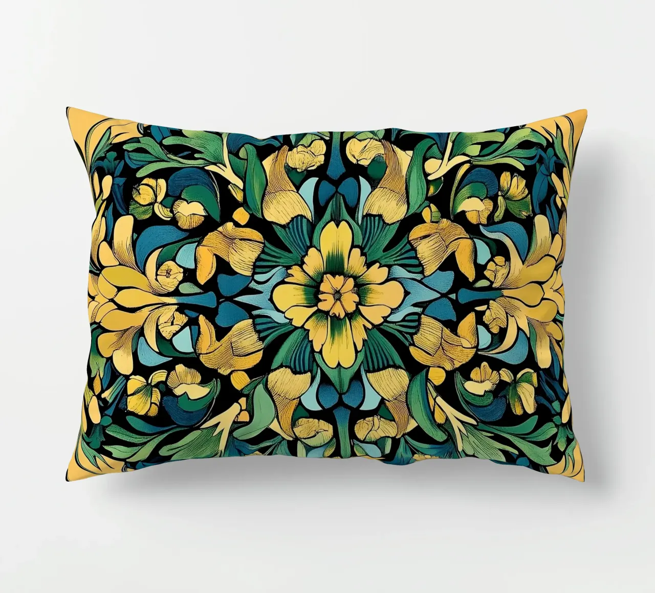 William Morris "Elegance in Detail: A Tribute to Morris" cuscino da Nikis Art Studio
