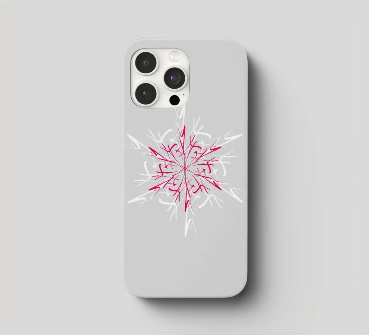 Stella di Natale | Magenta e Grigio Argento cover iphone da sabidussi