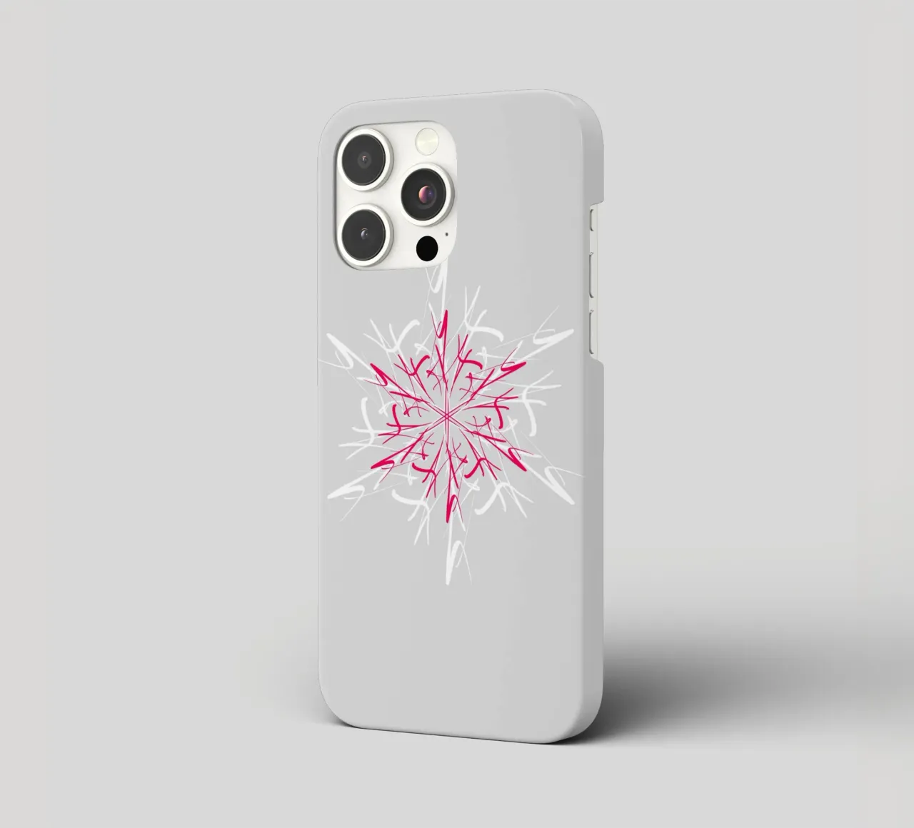Stella di Natale | Magenta e Grigio Argento cover iphone da sabidussi