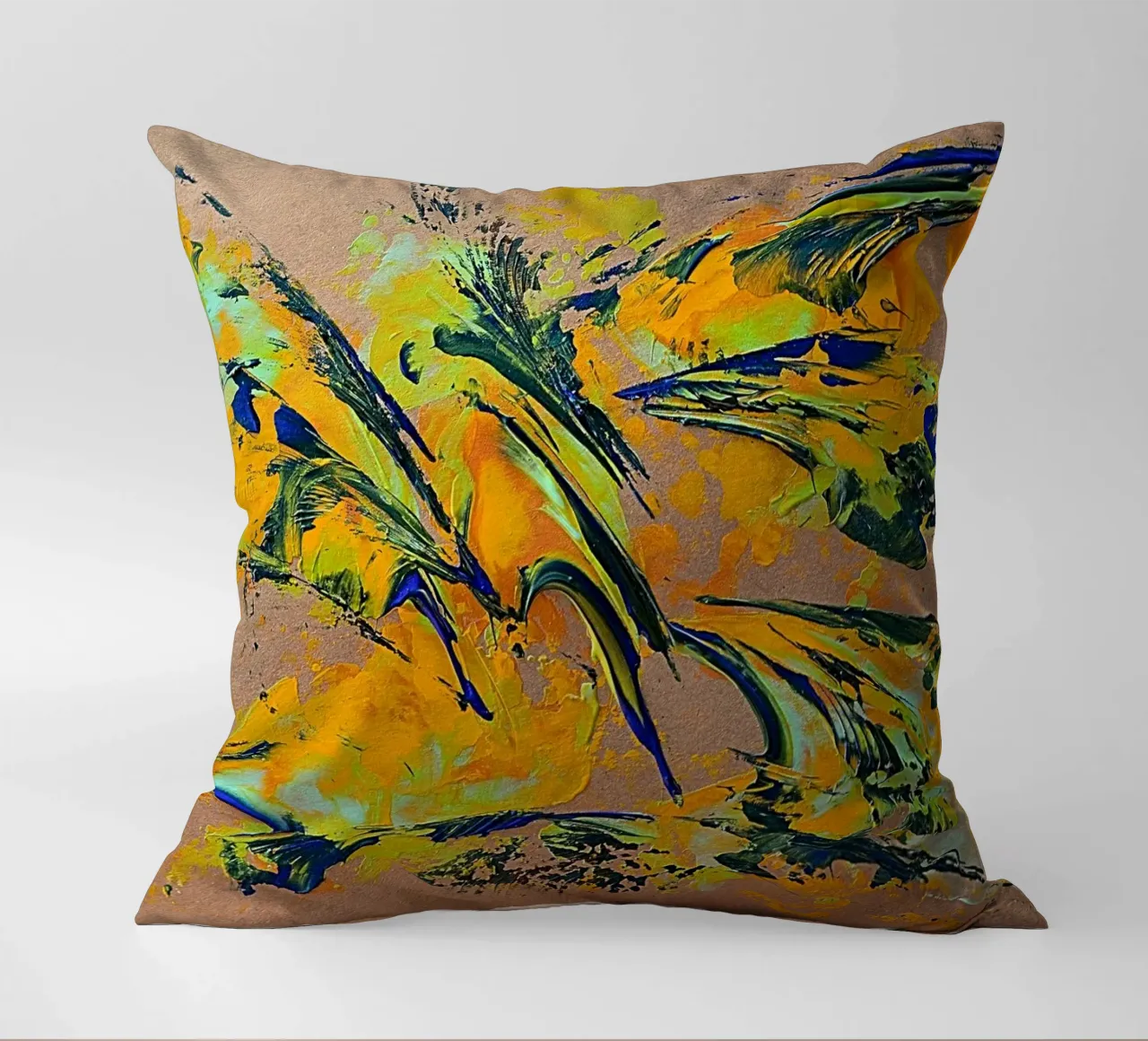 NATURAL STYLE 1 cuscino da Thierry Vobmann Abstract painting