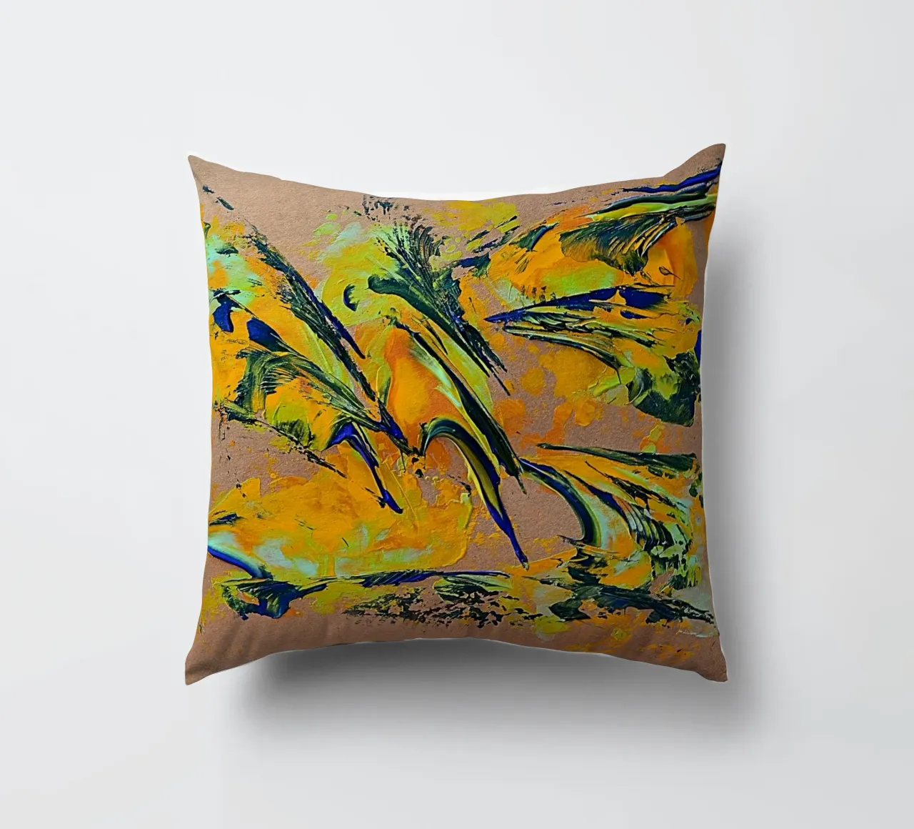 NATURAL STYLE 1 cuscino da Thierry Vobmann Abstract painting
