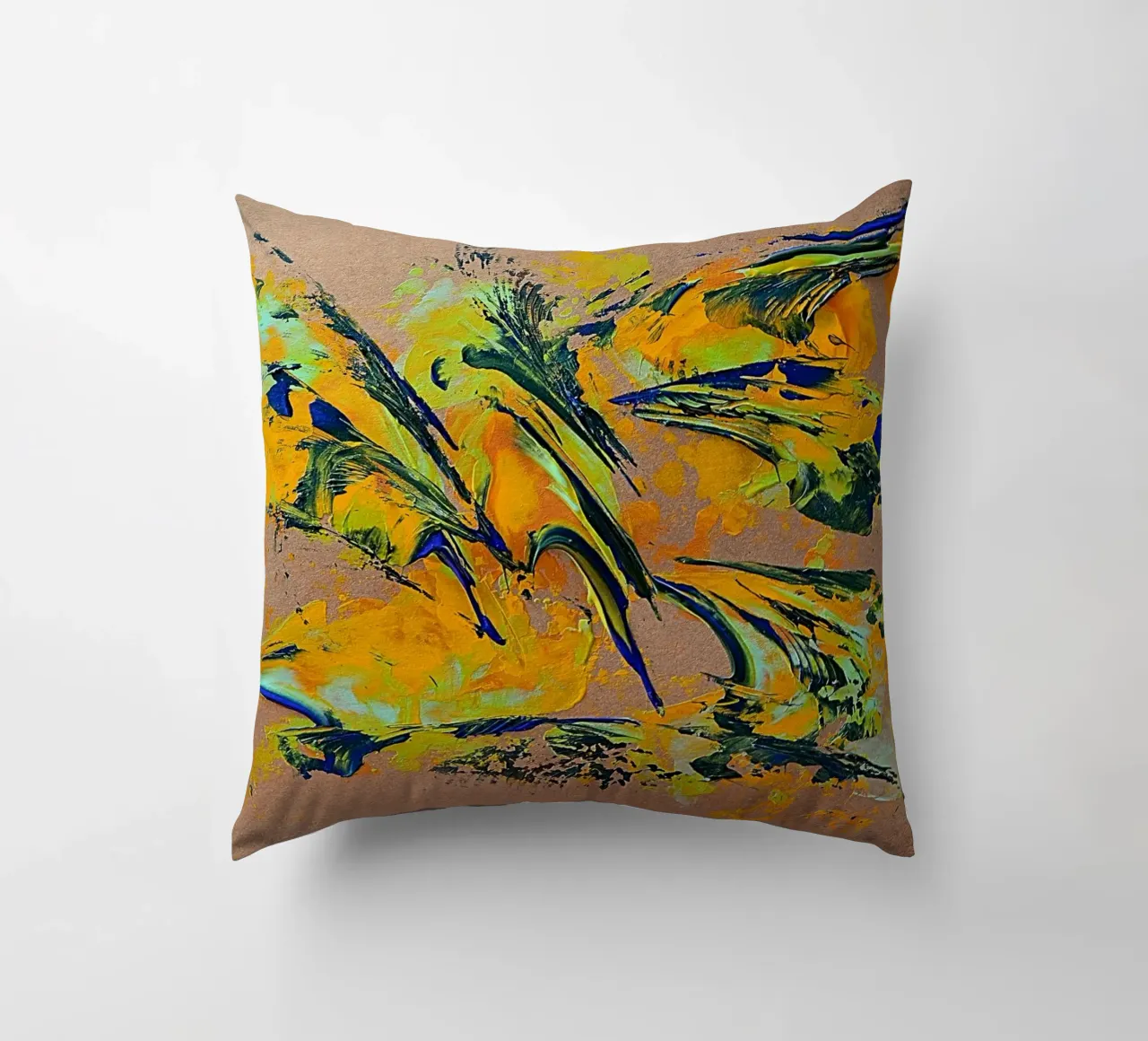 NATURAL STYLE 1 cuscino da Thierry Vobmann Abstract painting