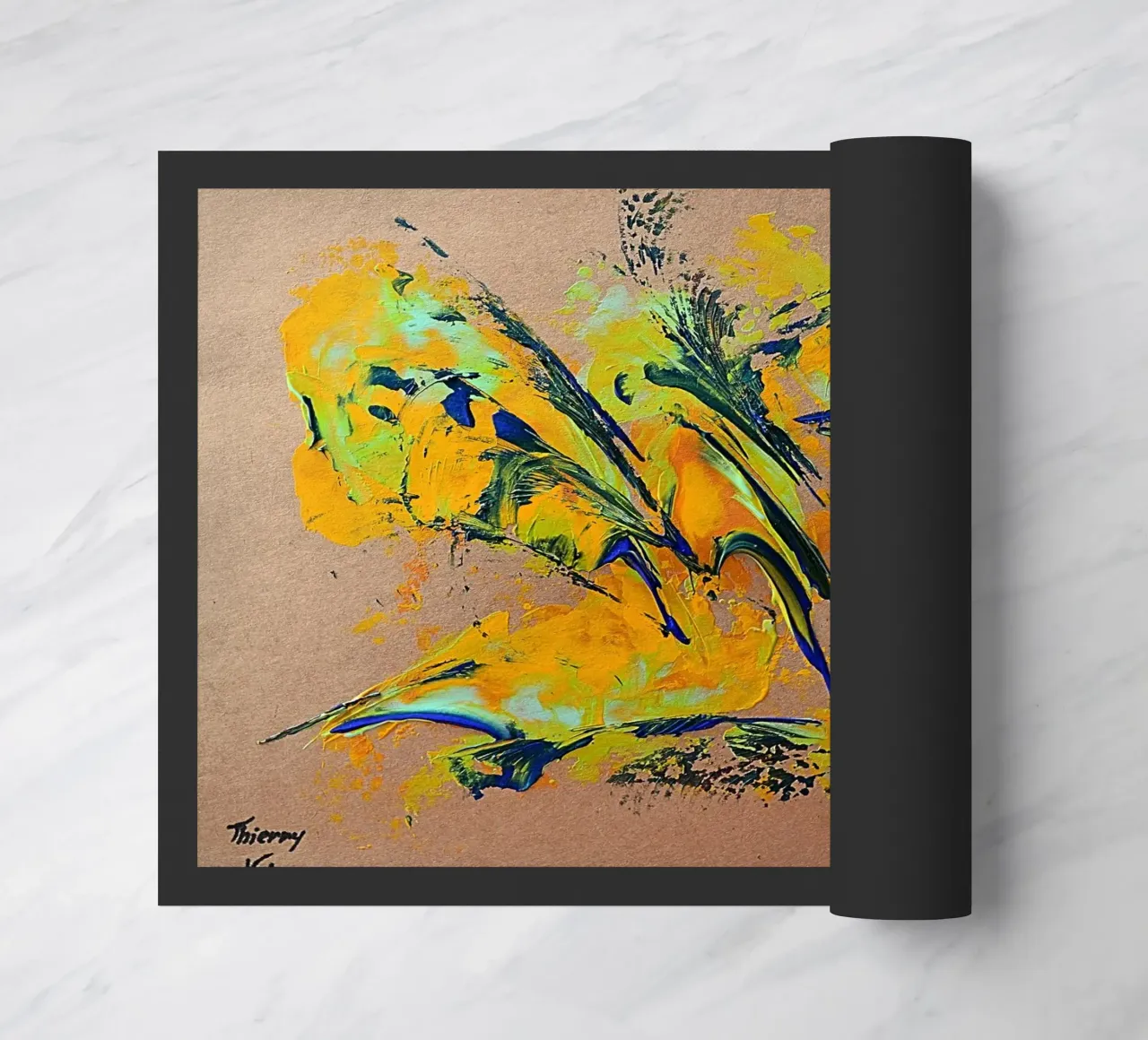 NATURAL STYLE 1 zerbino da Thierry Vobmann Abstract painting