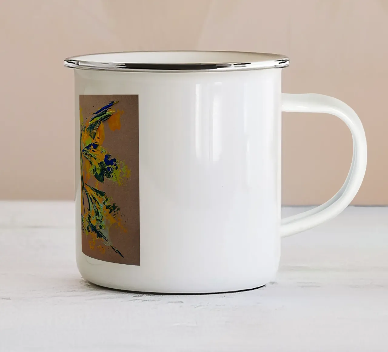 NATURAL STYLE 1 tazza in smalto da Thierry Vobmann Abstract painting