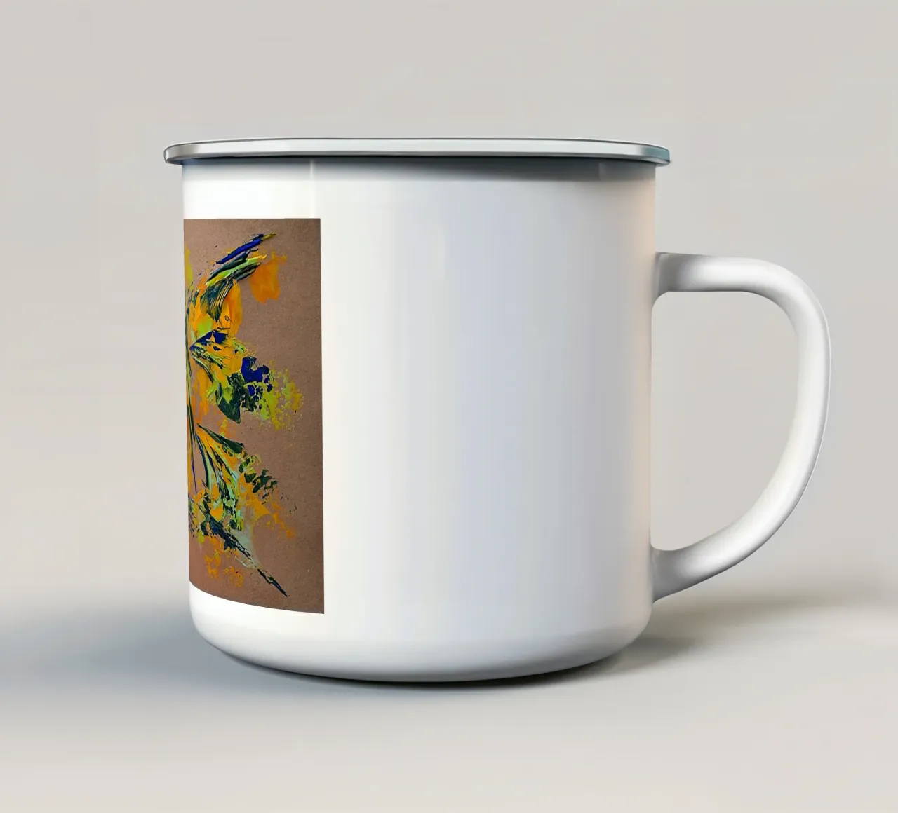 NATURAL STYLE 1 tazza in smalto da Thierry Vobmann Abstract painting