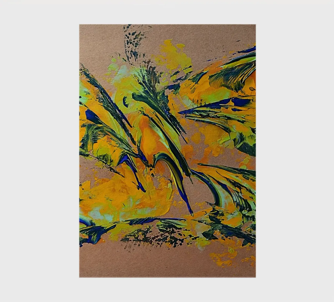 NATURAL STYLE 1 notebook by Thierry Vobmann Abstract painting