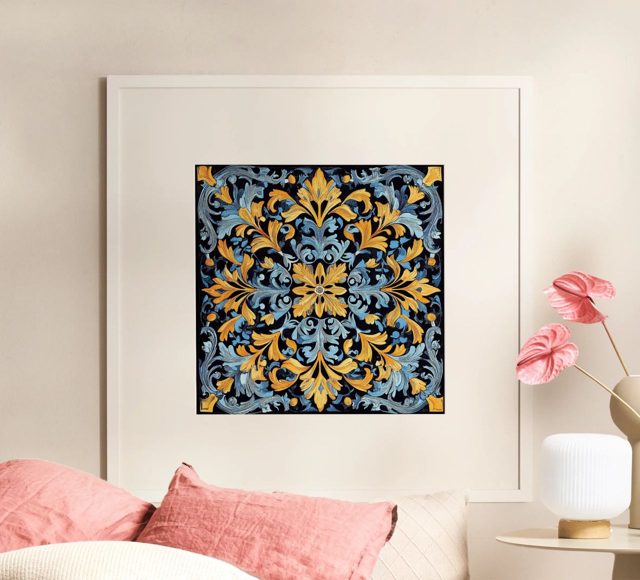 William Morris "The Artful Botanist: Morris’s Floral Narrati poster by Nikis Art Studio