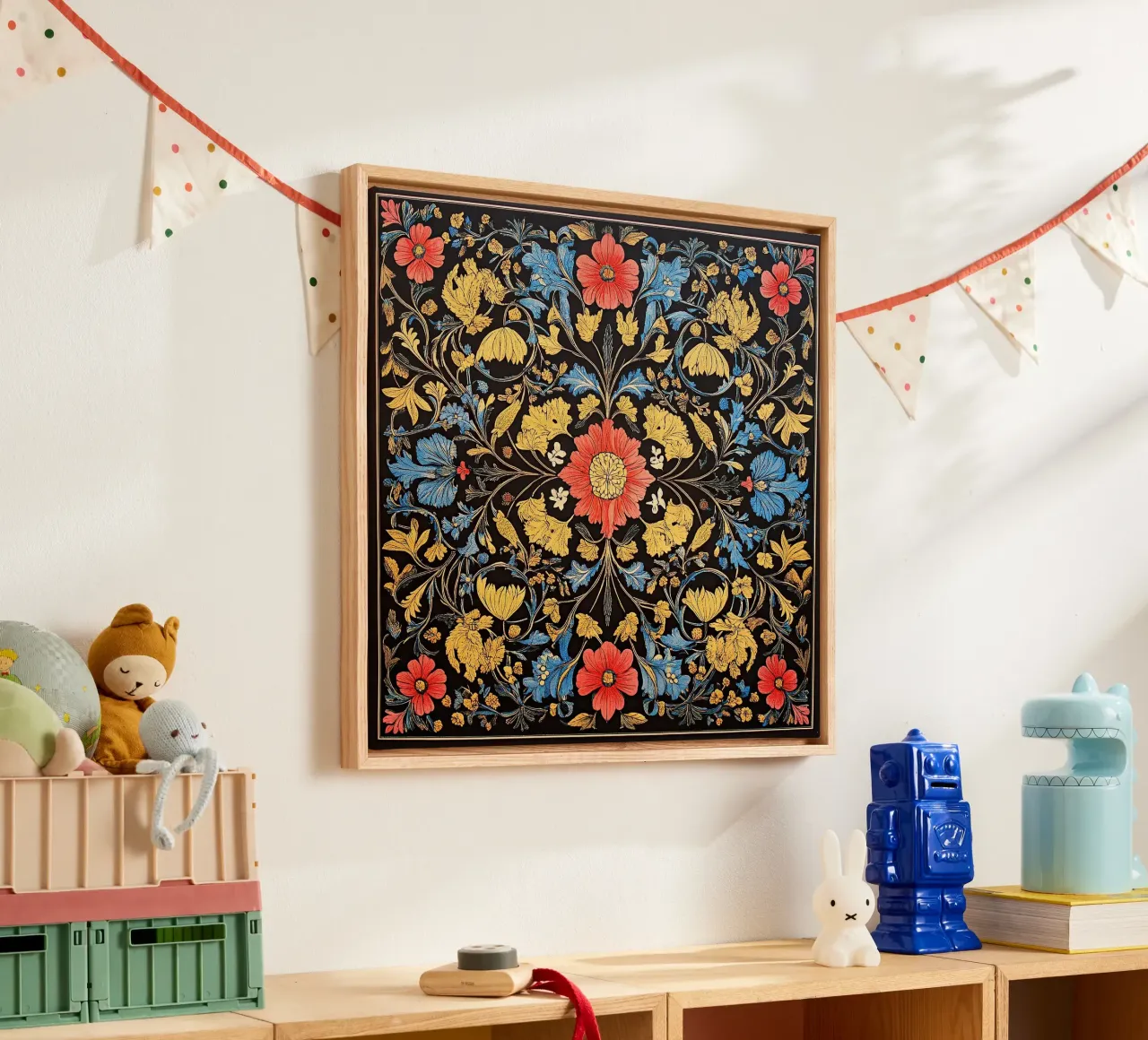 William Morris "Heritage Patterns: A Morris Design Legacy" canvas by Nikis Art Studio