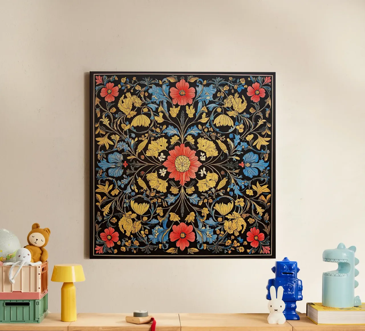 William Morris "Heritage Patterns: A Morris Design Legacy" canvas by Nikis Art Studio