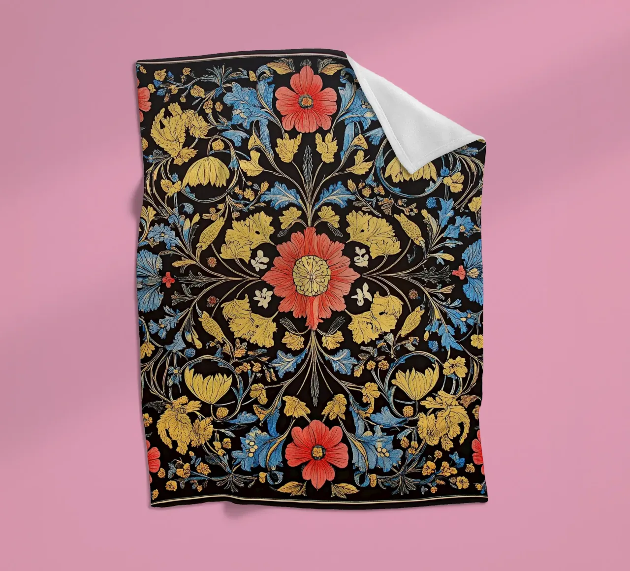 William Morris "Heritage Patterns: A Morris Design Legacy" coperta in pile da Nikis Art Studio