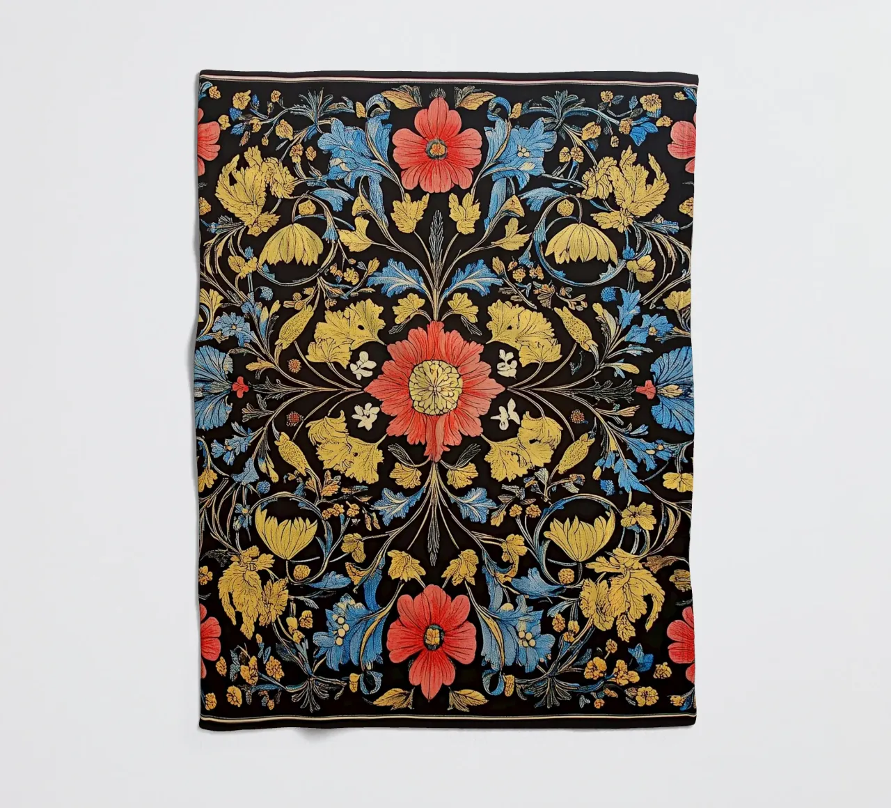 William Morris "Heritage Patterns: A Morris Design Legacy" coperta in pile da Nikis Art Studio
