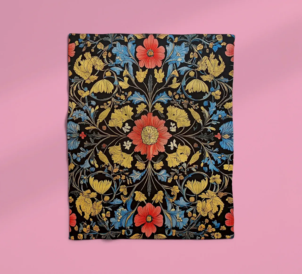 William Morris "Heritage Patterns: A Morris Design Legacy" coperta in pile da Nikis Art Studio