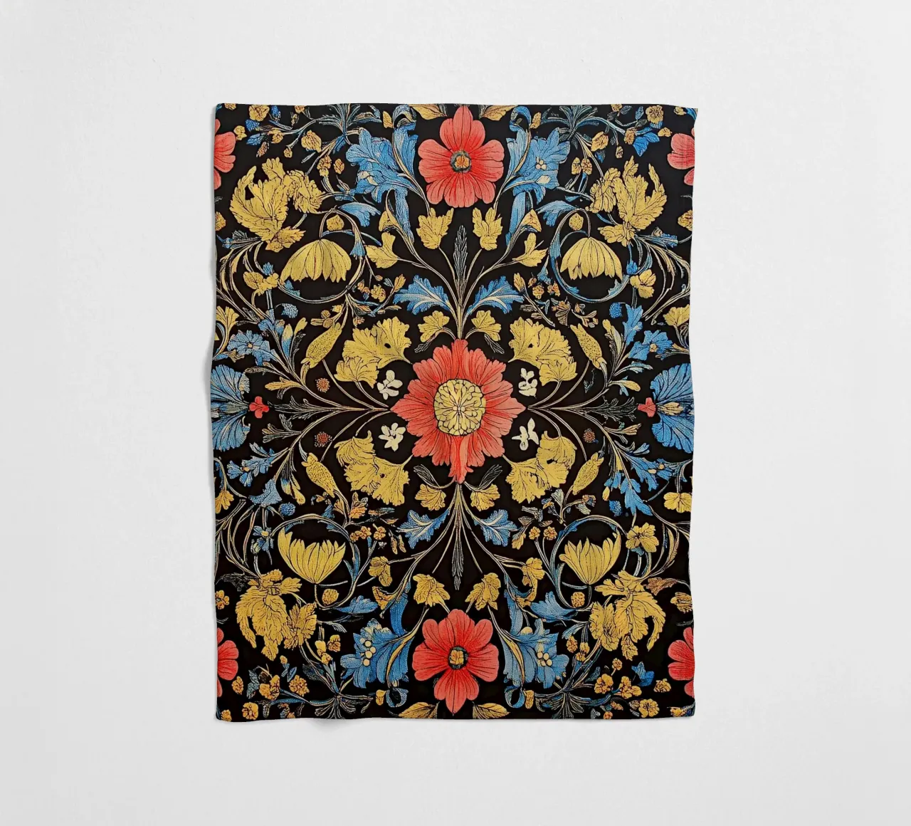 William Morris "Heritage Patterns: A Morris Design Legacy" coperta in pile da Nikis Art Studio