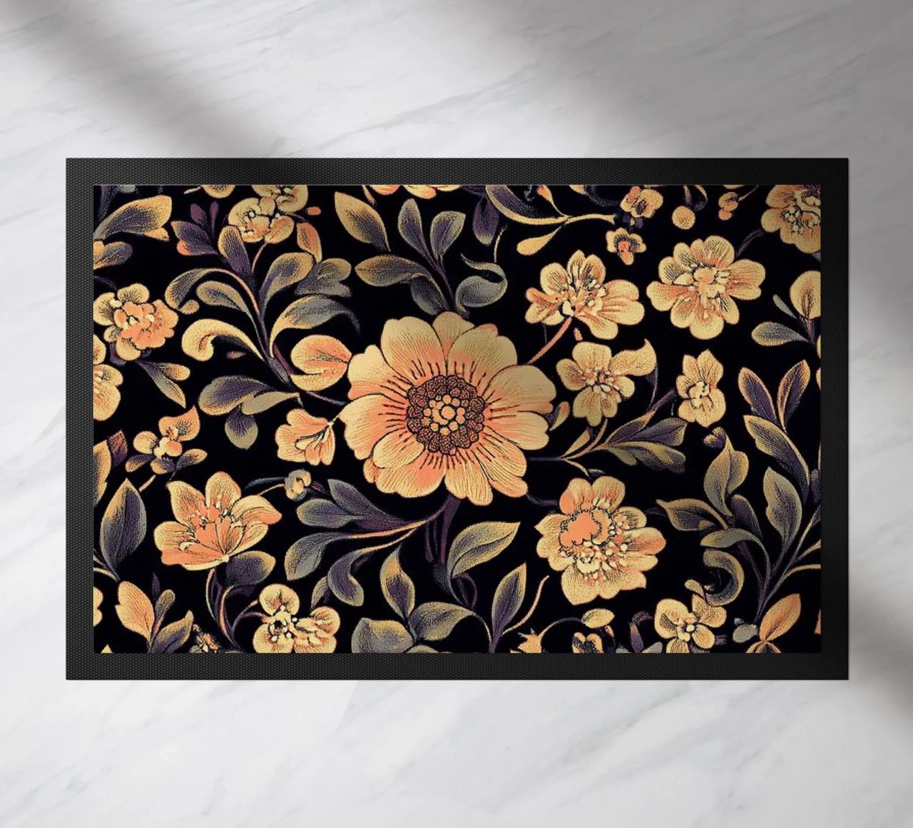 William Morris "Whimsy and Wonder: Morris’s Botanical World" felpudo de Nikis Art Studio