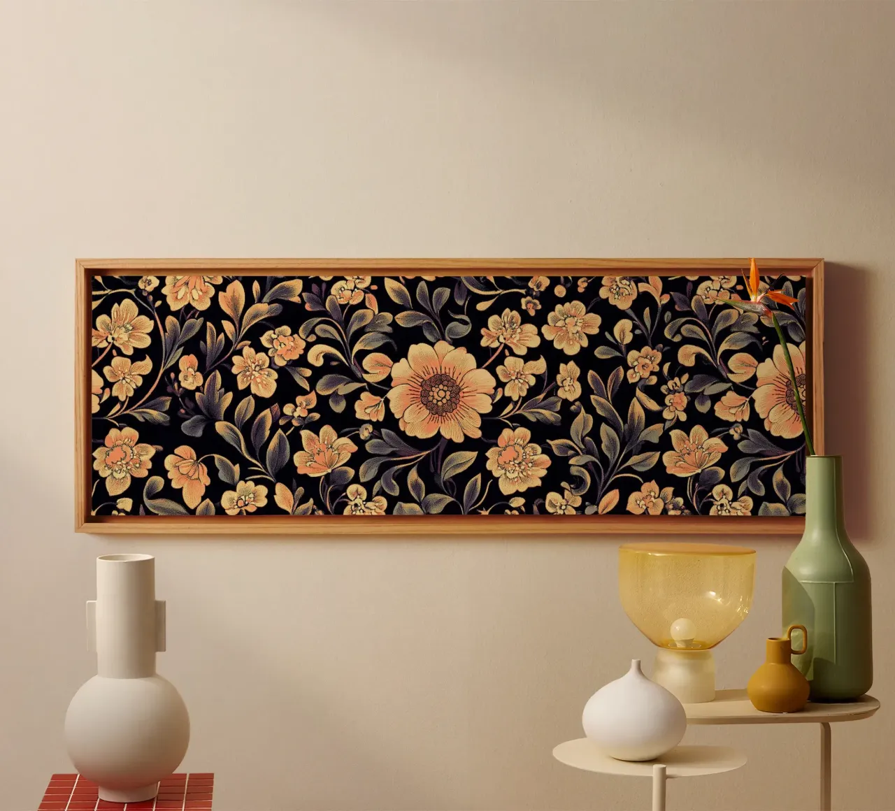 William Morris "Whimsy and Wonder: Morris’s Botanical World" canvas van Nikis Art Studio