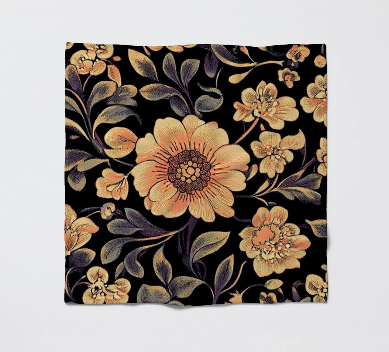 William Morris "Whimsy and Wonder: Morris’s Botanical World" coperta in pile da Nikis Art Studio