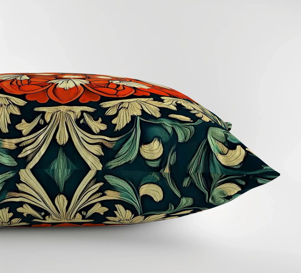 William Morris "Floral Folklore: The Story of William Morris coussin de Nikis Art Studio