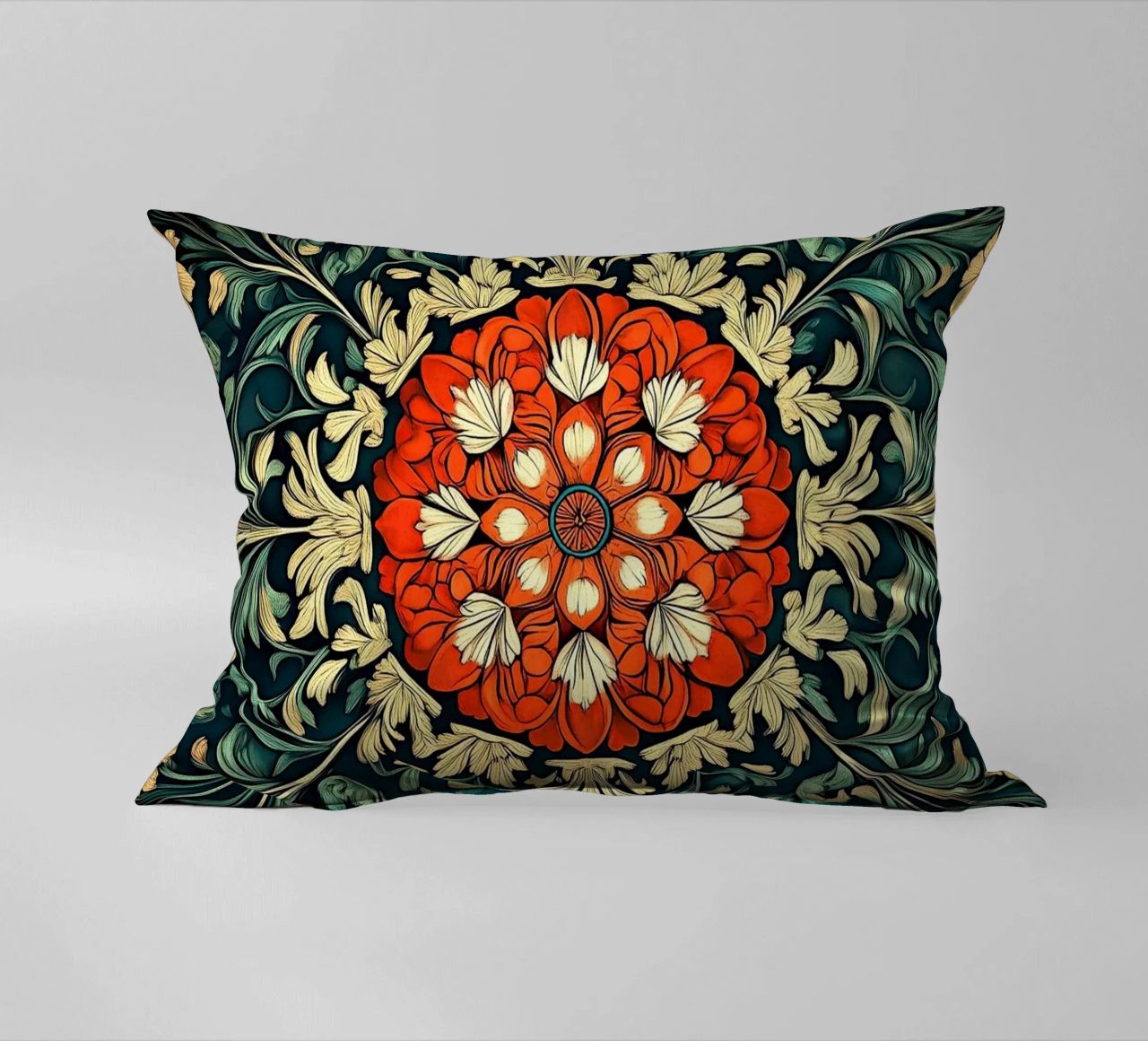 William Morris "Floral Folklore: The Story of William Morris coussin de Nikis Art Studio