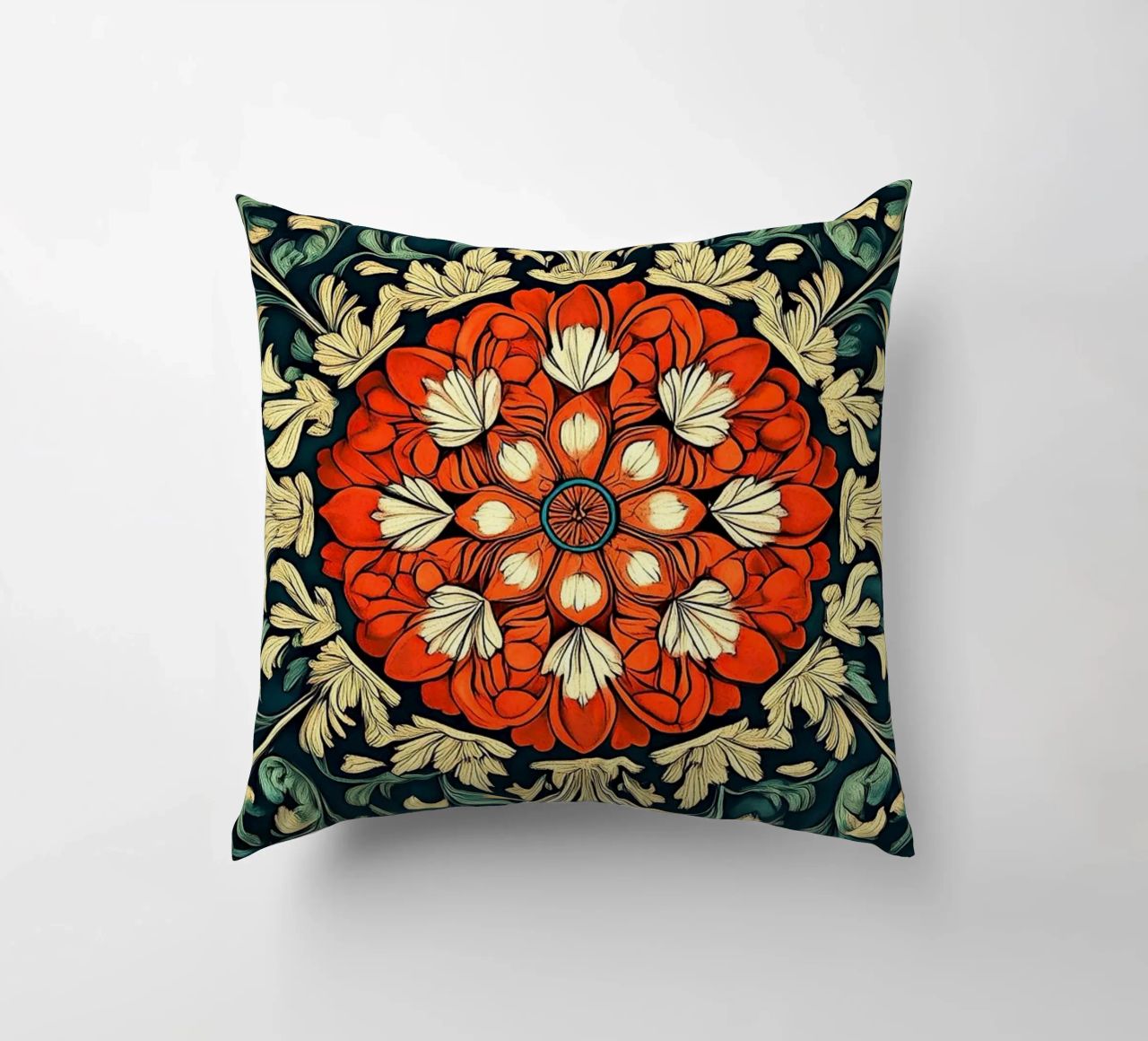 William Morris "Floral Folklore: The Story of William Morris coussin de Nikis Art Studio