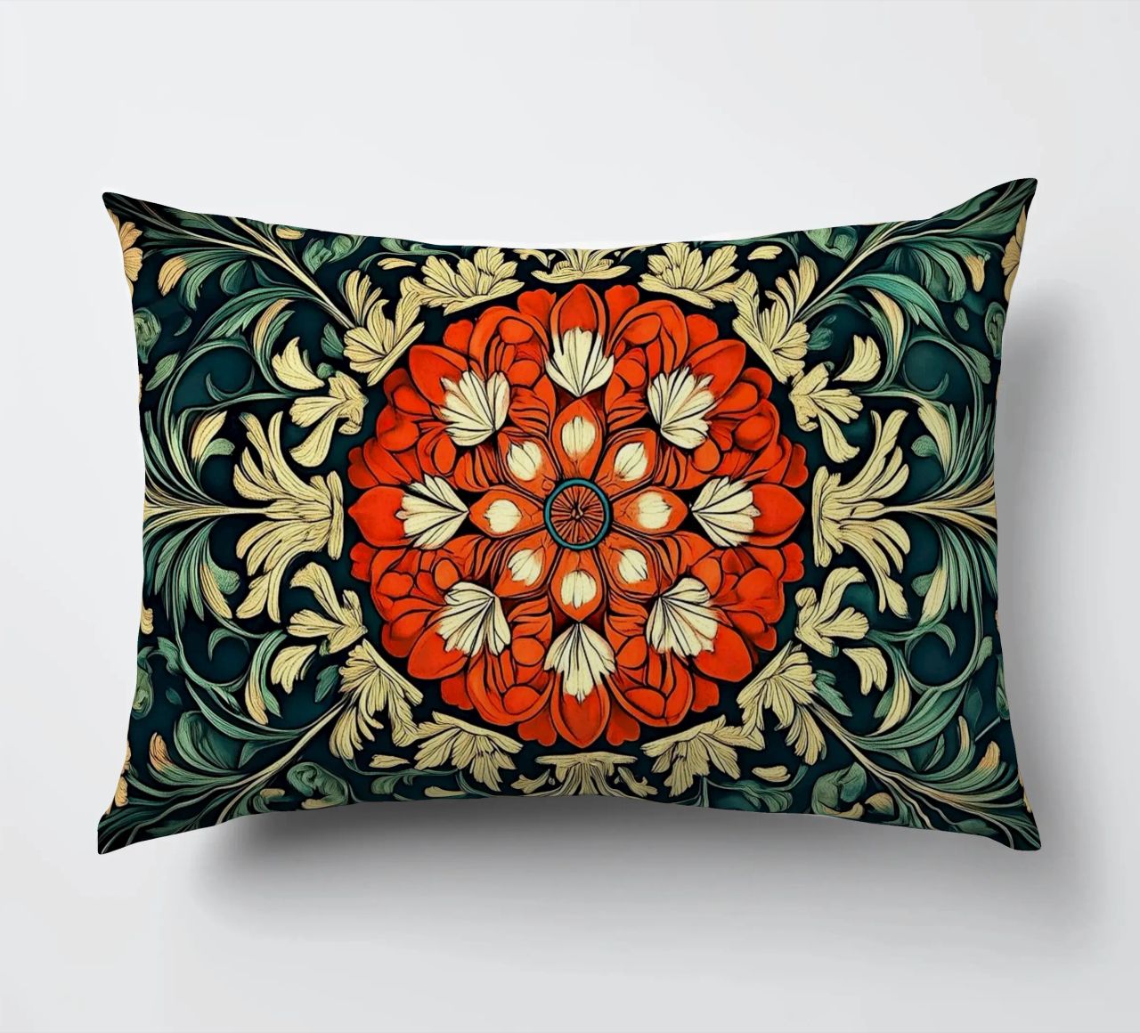 William Morris "Floral Folklore: The Story of William Morris coussin de Nikis Art Studio