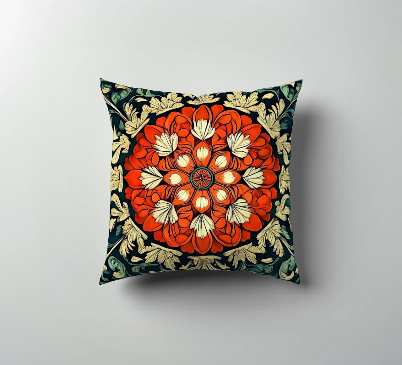 William Morris "Floral Folklore: The Story of William Morris coussin de Nikis Art Studio