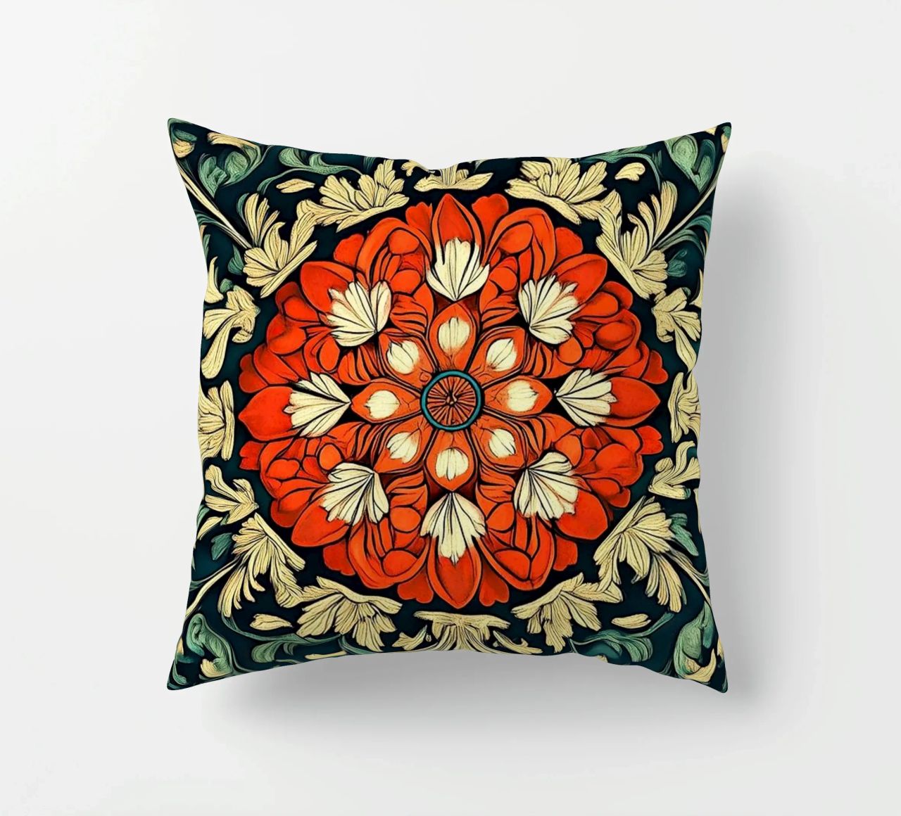 William Morris "Floral Folklore: The Story of William Morris coussin de Nikis Art Studio